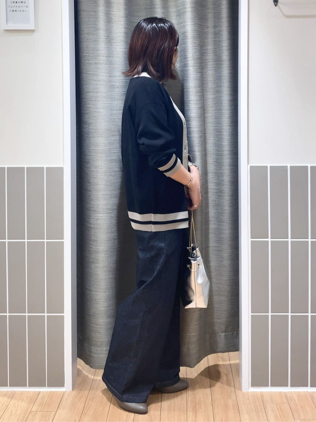myuさんの「grove｜【SOMETHING&times;grove別注】LISAWIDE DENIM PANTS」を使ったコーディネート