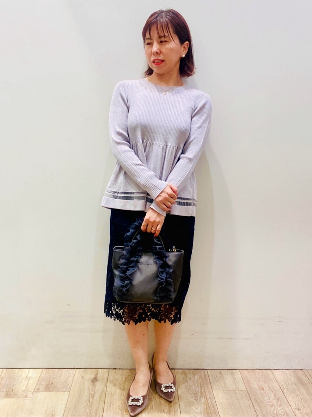 YUKOさんの「index｜《5色展開／XS-LLサイズ》ストレッチテーラードジャケット／セットアップ対応【イージーアイロン】」を使ったコーディネート