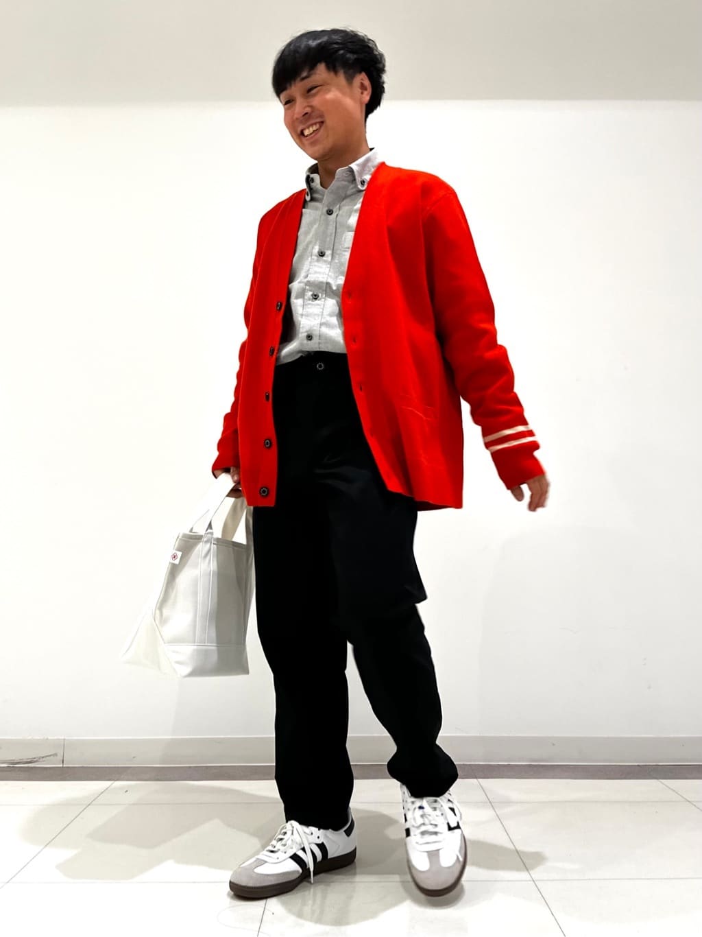 MATSUBARAさんの「DRESSTERIOR｜オックスフォード ラウンドカラーシャツ」を使ったコーディネート
