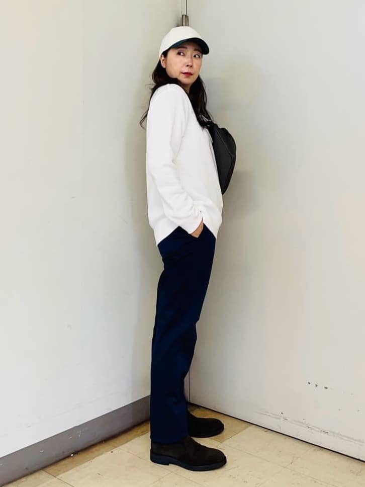 iwさんの「TAKEO KIKUCHI｜【オフィスカジュアル対応】ドレス チノパンツ」を使ったコーディネート