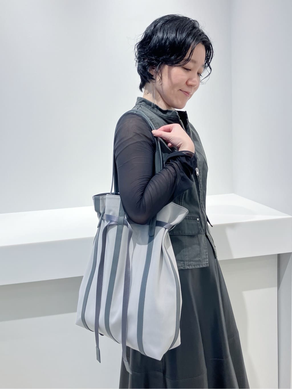 Cさんの「HIROKO HAYASHI｜POLARIS（ポラリス）トートバッグ」を使ったコーディネート