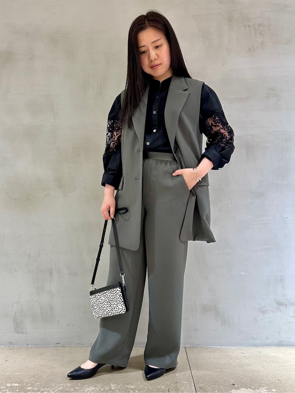 nattunさんの「UNTITLED｜【日本製・本革】Comfit Dresser Pumps（コンフィットドレッサーパンプス）」を使ったコーディネート