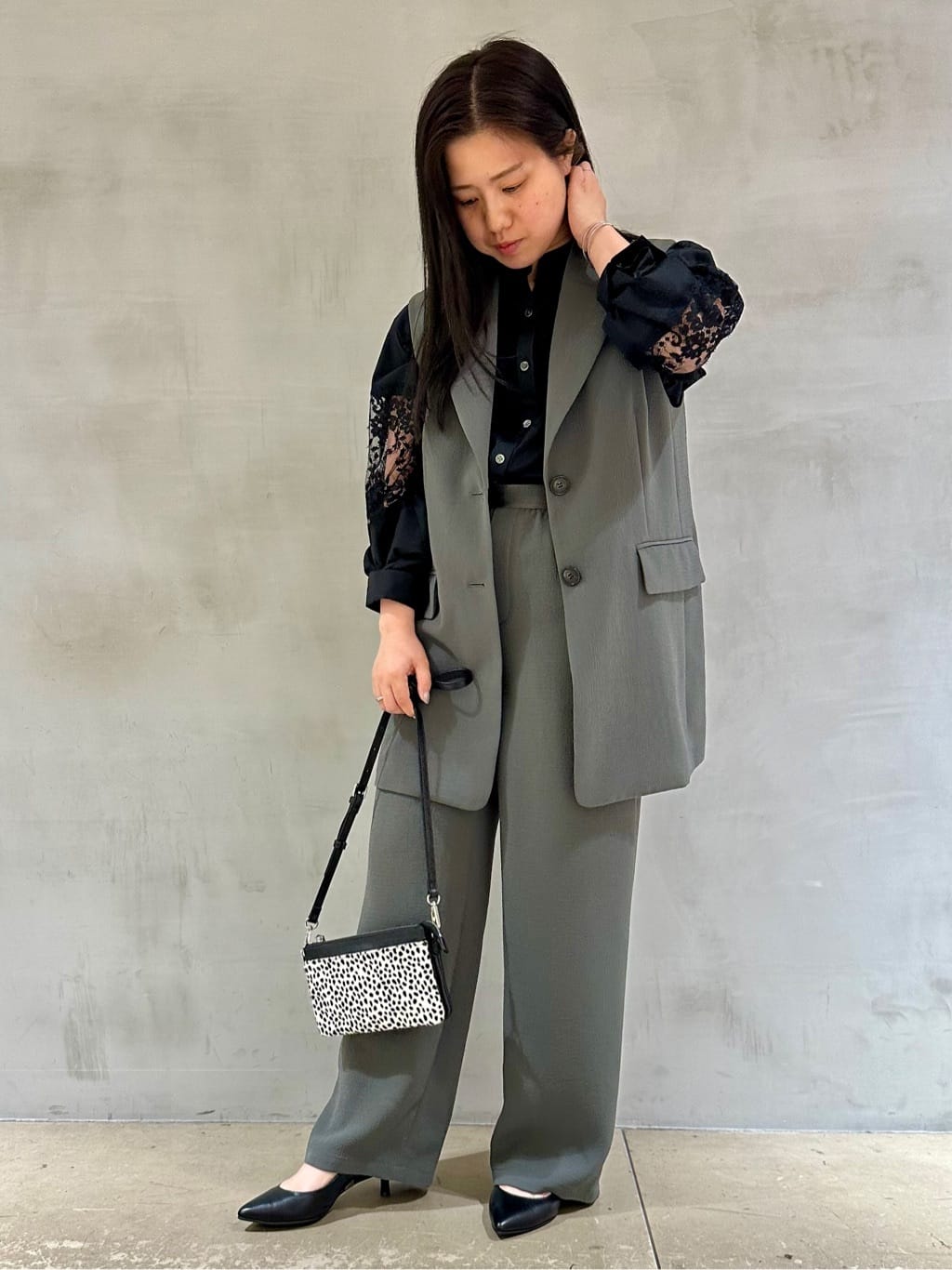 nattunさんの「UNTITLED｜【日本製・本革】Comfit Dresser Pumps（コンフィットドレッサーパンプス）」を使ったコーディネート