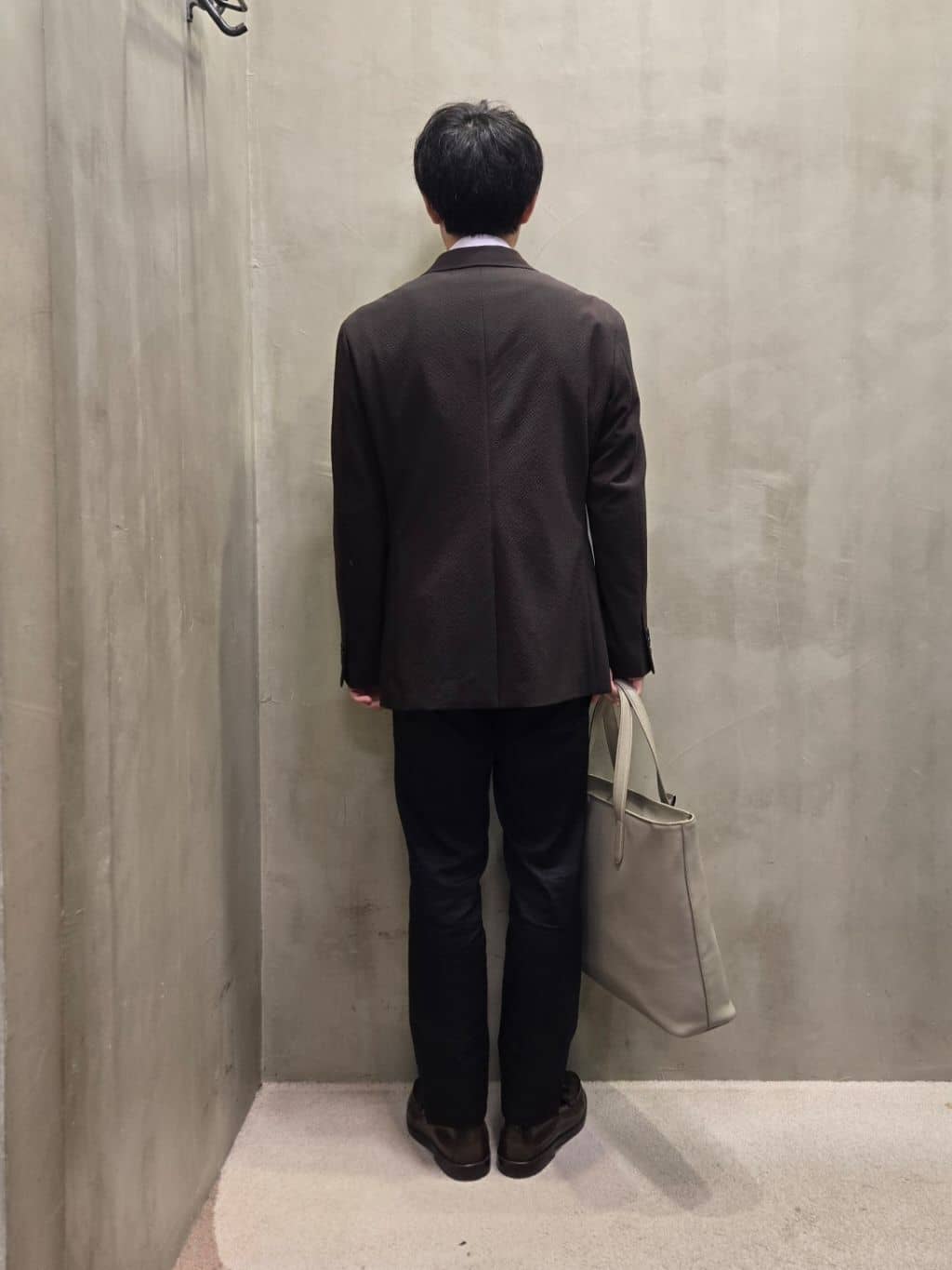 白木駆さんの「TAKEO KIKUCHI｜【Made in JAPAN】市松紋 ドレスシャツ」を使ったコーディネート