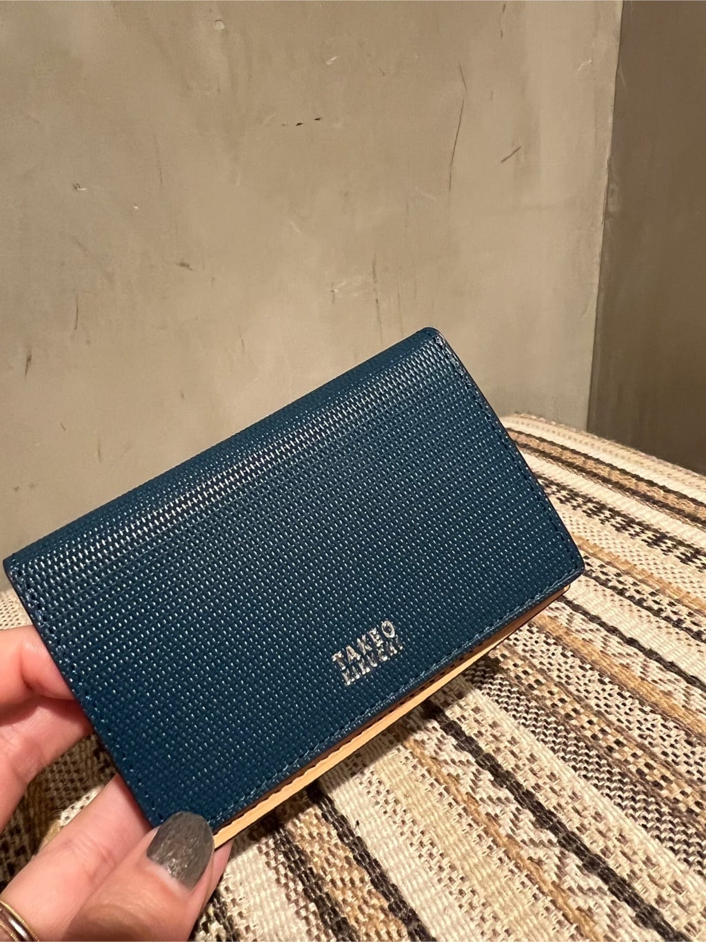 s___sさんの「TAKEO KIKUCHI｜【ソフト＆ナチュラル】ミニメッシュ レザー 名刺入れ」を使ったコーディネート