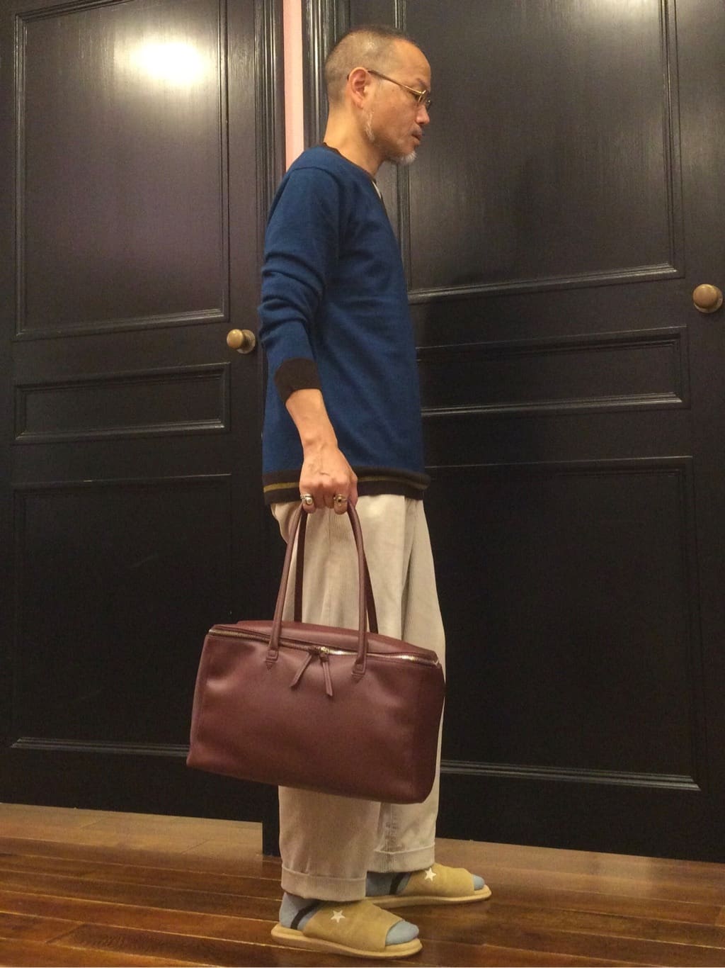 torigoeさんの「DRESSTERIOR｜ボーダーショートソックス」を使ったコーディネート