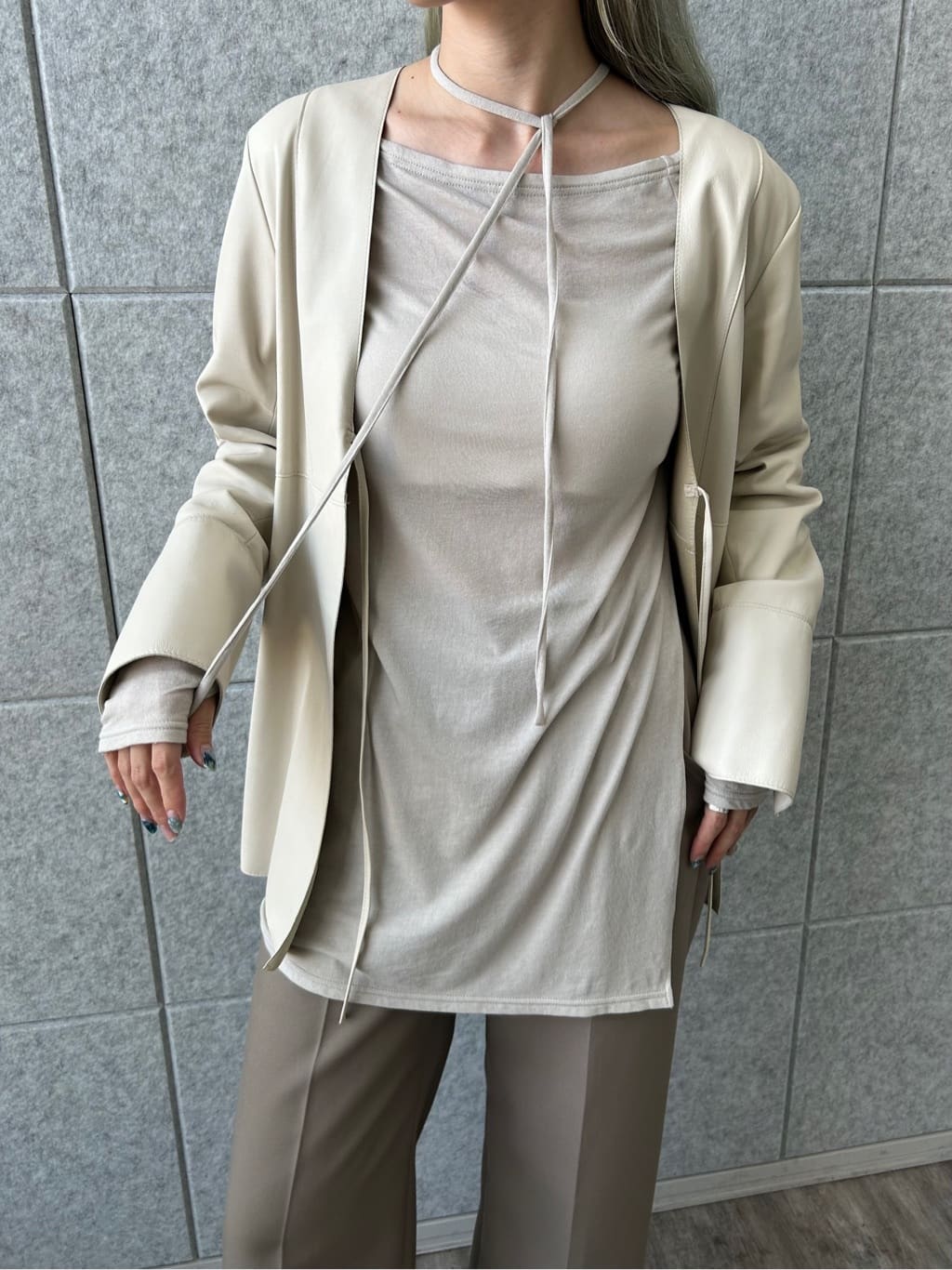 honoka Aさんの「CODE A｜off－shoulder jersey top」を使ったコーディネート