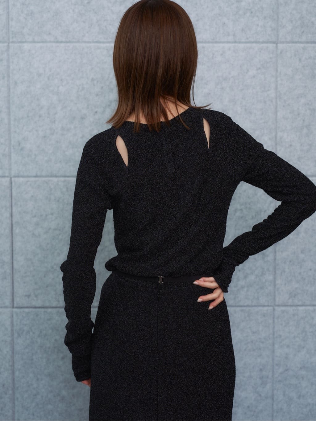 harekoさんの「CODE A｜lame skirt」を使ったコーディネート