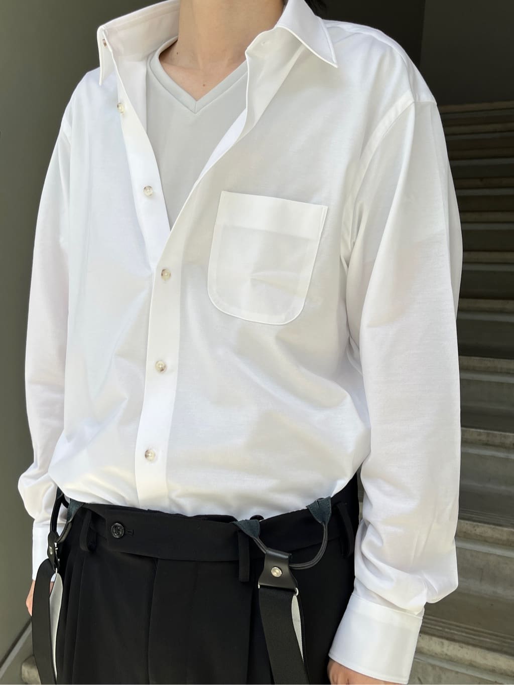 Shintaroさんの「TAKEO KIKUCHI｜【GUNZE&times;TAKEO KIKUCHI】メンズインナー「ステルス(R)」」を使ったコーディネート
