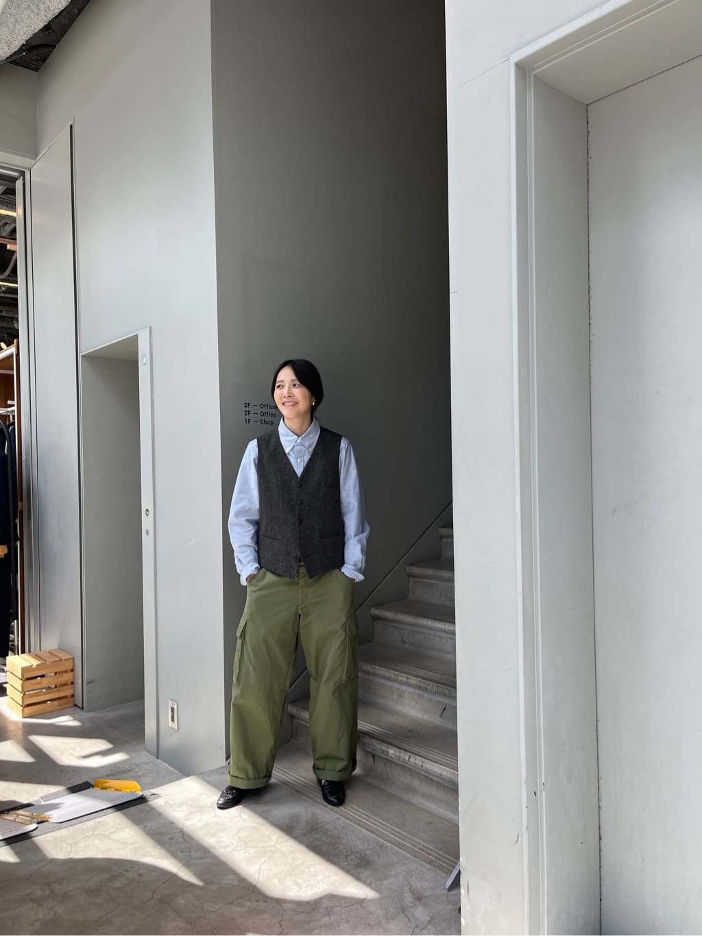 神野（jinno）さんの「TAKEO KIKUCHI｜【Sサイズ～】ラスタウォーカー ボタンダウンシャツ」を使ったコーディネート
