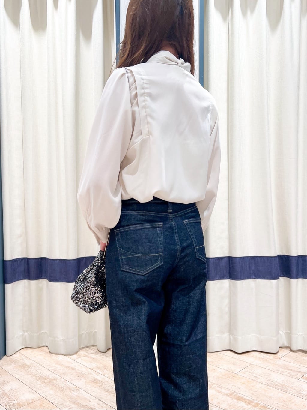 SAYAKAさんの「grove｜【SOMETHING&times;grove別注】LISAWIDE DENIM PANTS」を使ったコーディネート