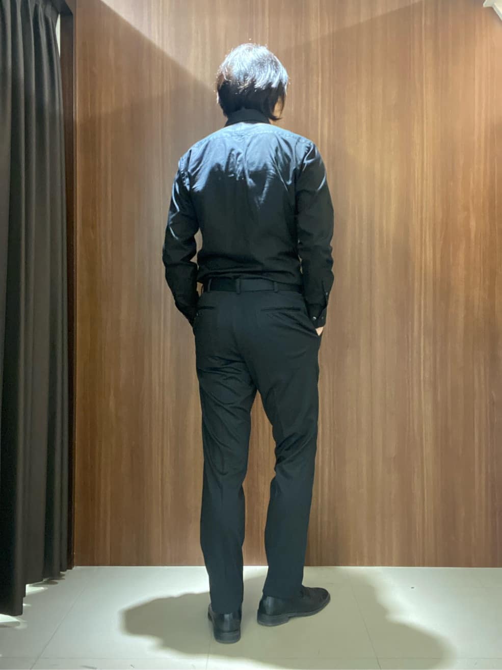 かたやまさんの「TAKEO KIKUCHI｜【ONOFF対応】TRダブルニット ストレッチパンツ」を使ったコーディネート