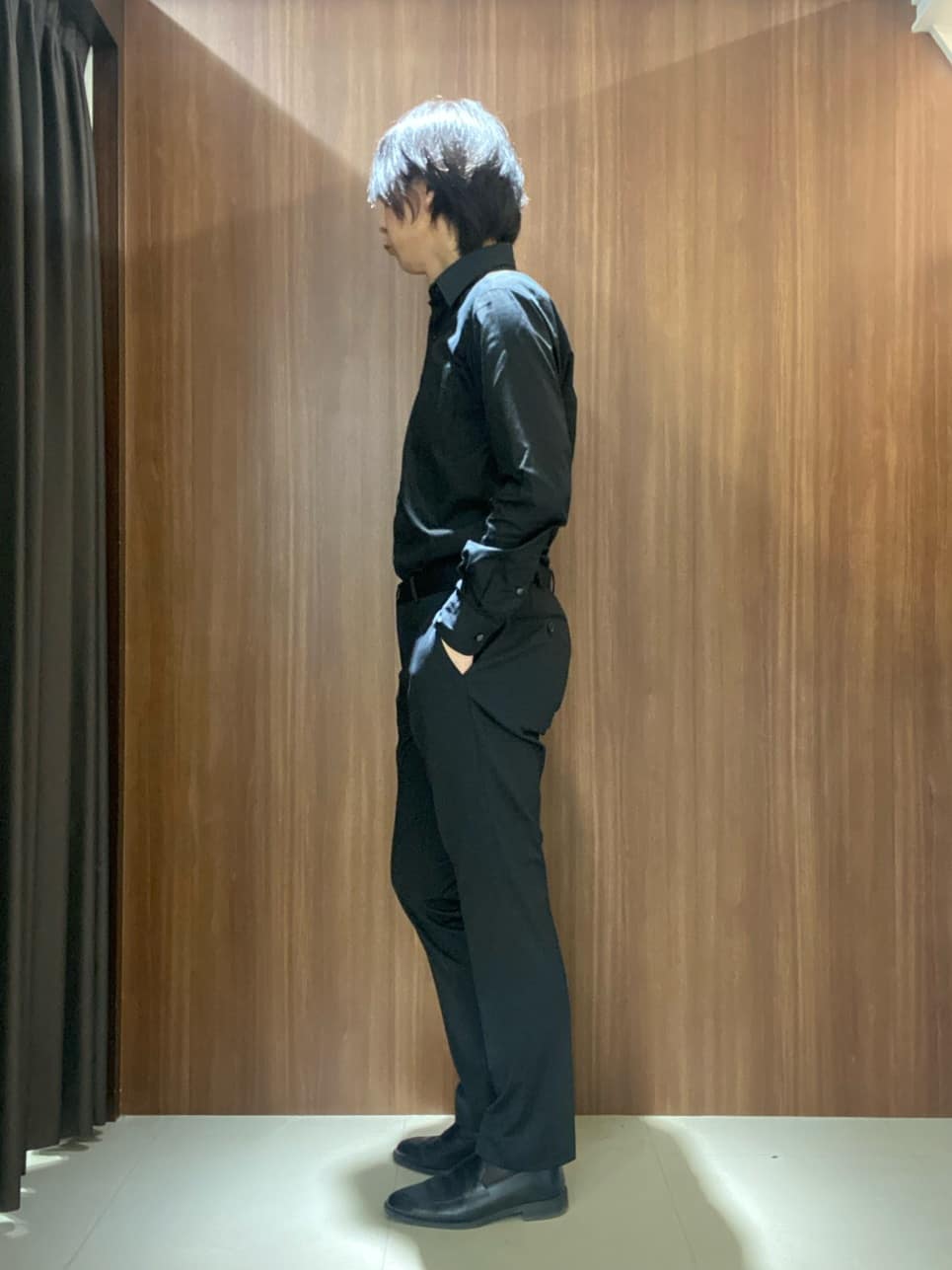 かたやまさんの「TAKEO KIKUCHI｜【ONOFF対応】TRダブルニット ストレッチパンツ」を使ったコーディネート