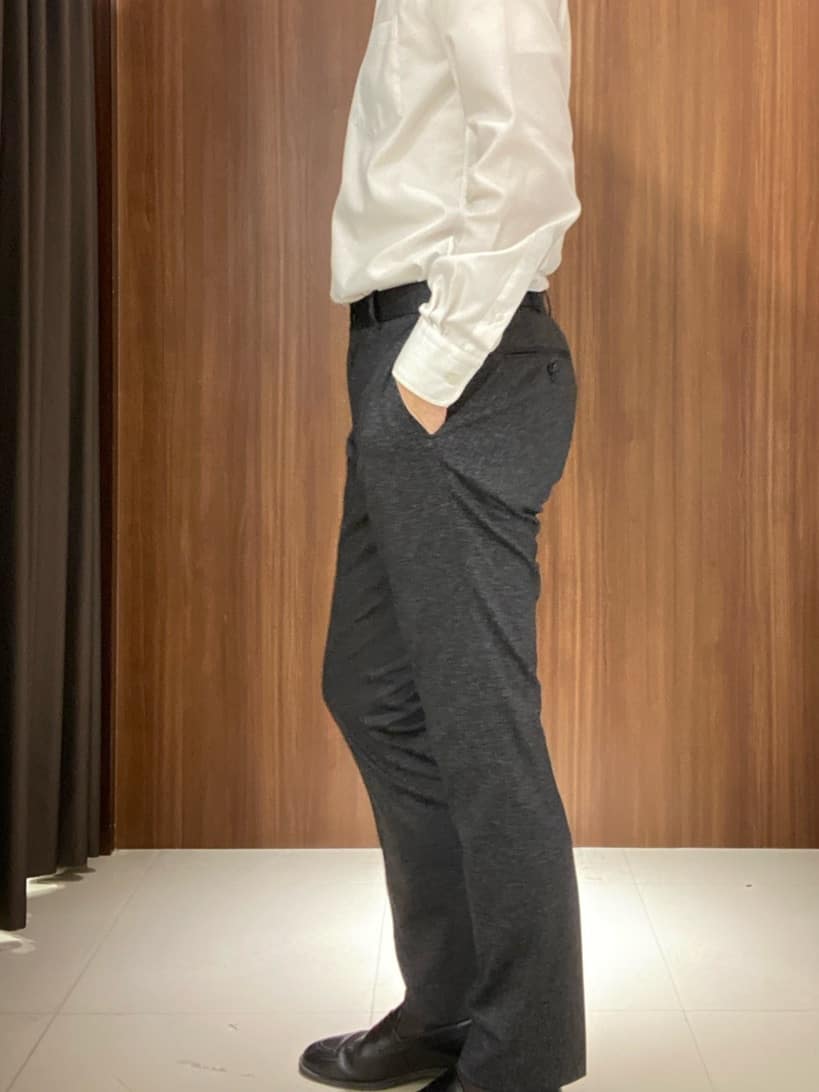 かたやまさんの「TAKEO KIKUCHI｜【ONOFF対応】TRダブルニット ストレッチパンツ」を使ったコーディネート