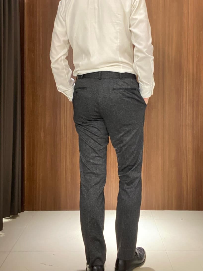 かたやまさんの「TAKEO KIKUCHI｜【ONOFF対応】TRダブルニット ストレッチパンツ」を使ったコーディネート