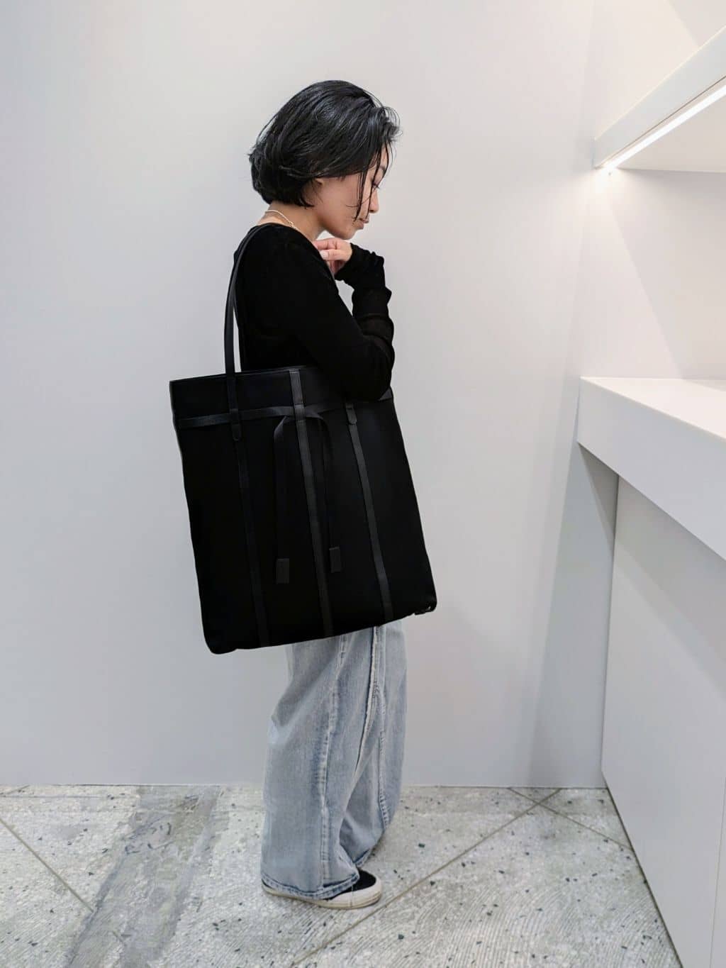 MTさんの「HIROKO HAYASHI｜POLARIS（ポラリス）トートバッグ」を使ったコーディネート