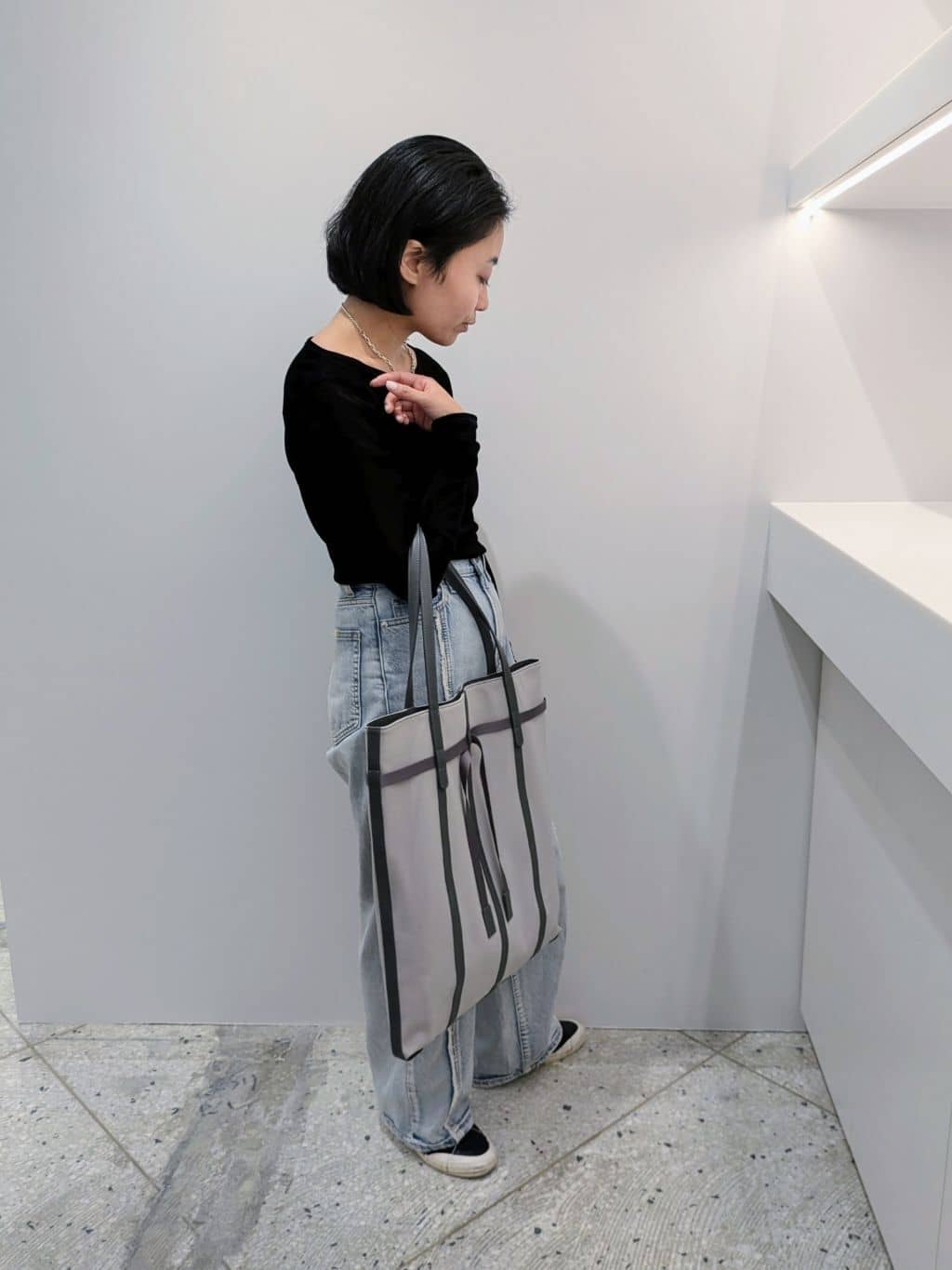 MTさんの「HIROKO HAYASHI｜POLARIS（ポラリス）トートバッグ」を使ったコーディネート
