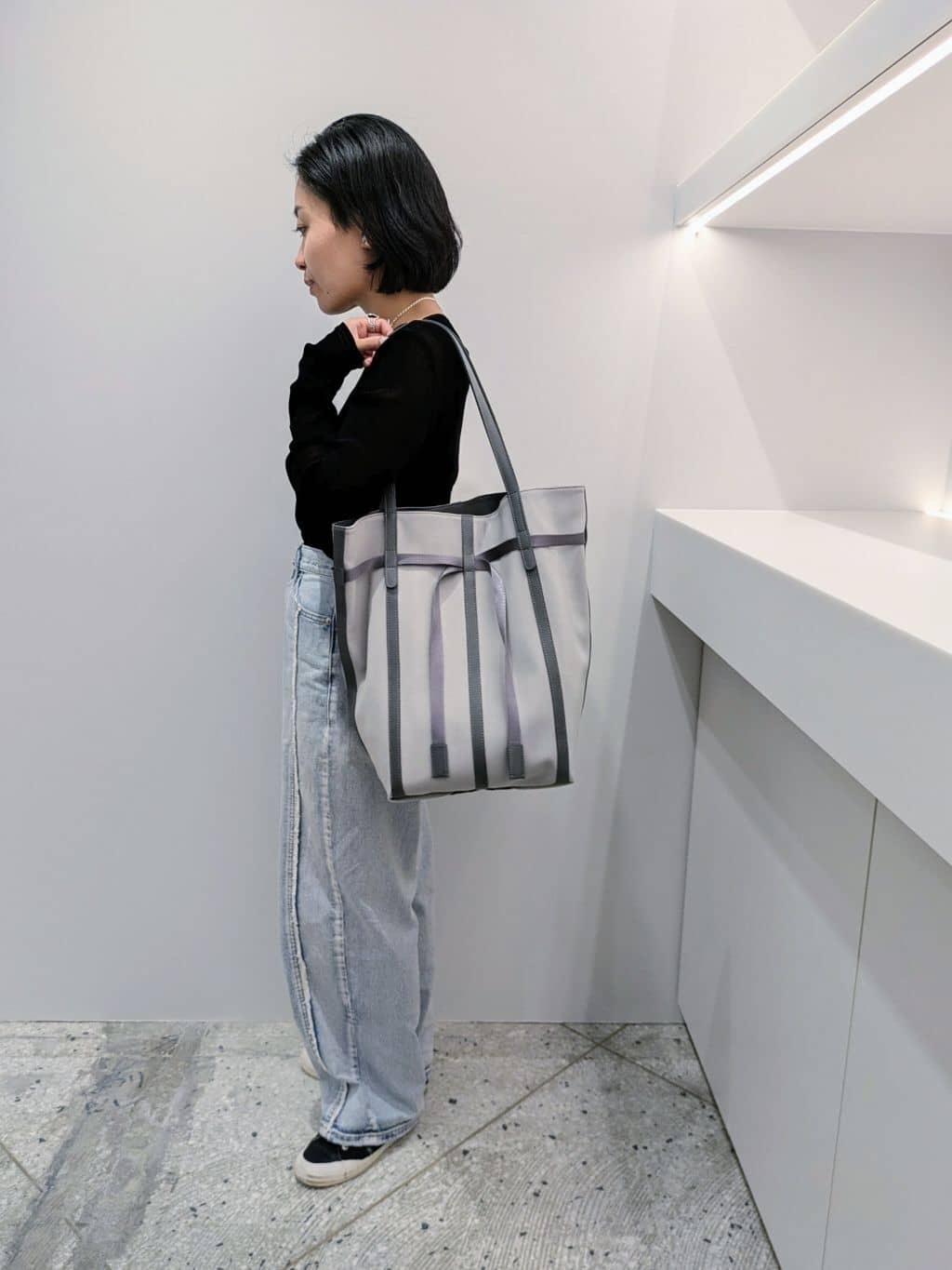 MTさんの「HIROKO HAYASHI｜POLARIS（ポラリス）トートバッグ」を使ったコーディネート