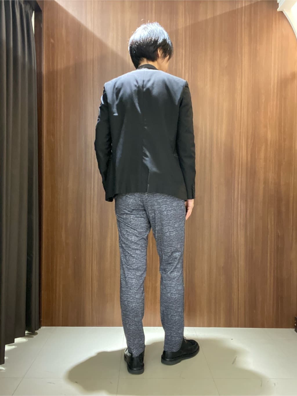 かたやまさんの「TAKEO KIKUCHI｜【ONOFF対応】TRダブルニット ストレッチパンツ」を使ったコーディネート