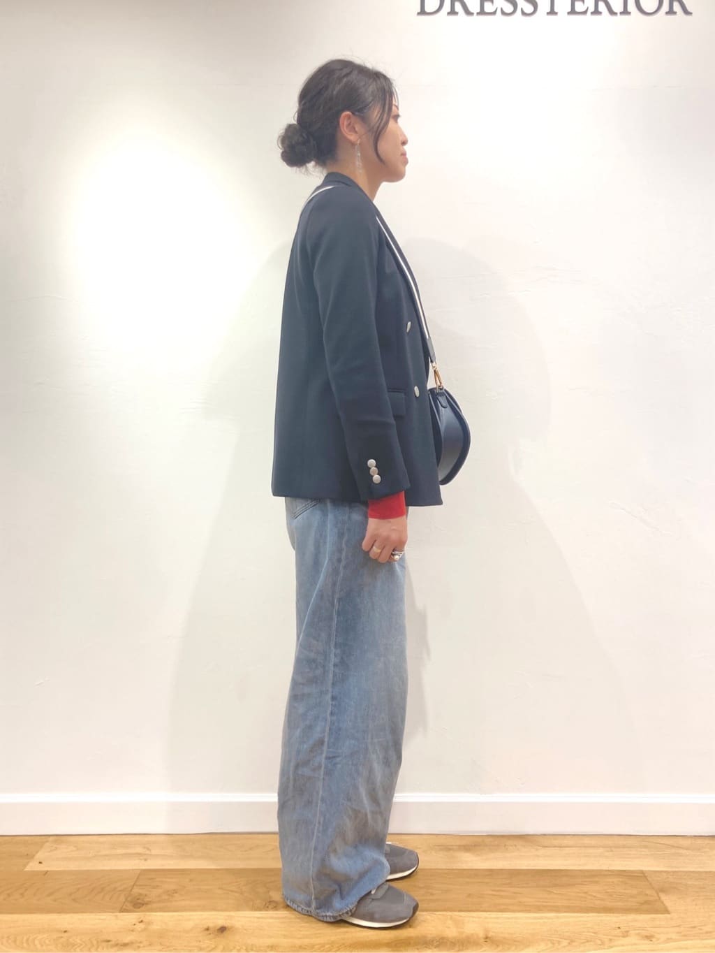 Harukaさんの「DRESSTERIOR｜ヴィンテージ加工ワイドデニムパンツ」を使ったコーディネート