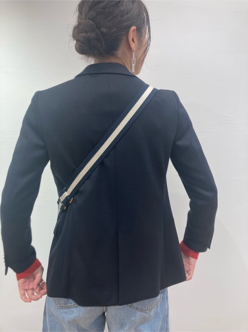 Harukaさんの「DRESSTERIOR｜ヴィンテージ加工ワイドデニムパンツ」を使ったコーディネート