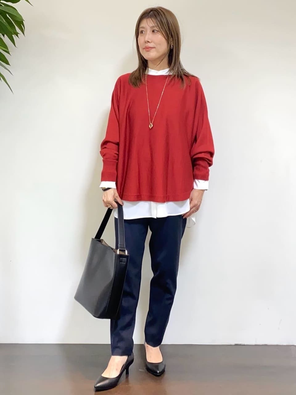 tomoさんの「UNTITLED｜【日本製・本革】Comfit Dresser Pumps（コンフィットドレッサーパンプス）」を使ったコーディネート