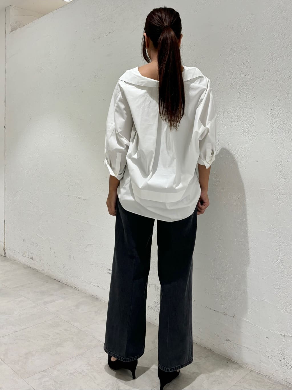 mikaさんの「UNTITLED｜【古畑星夏さん着用/追加/本革/日本製】オーバルベルト30mm」を使ったコーディネート