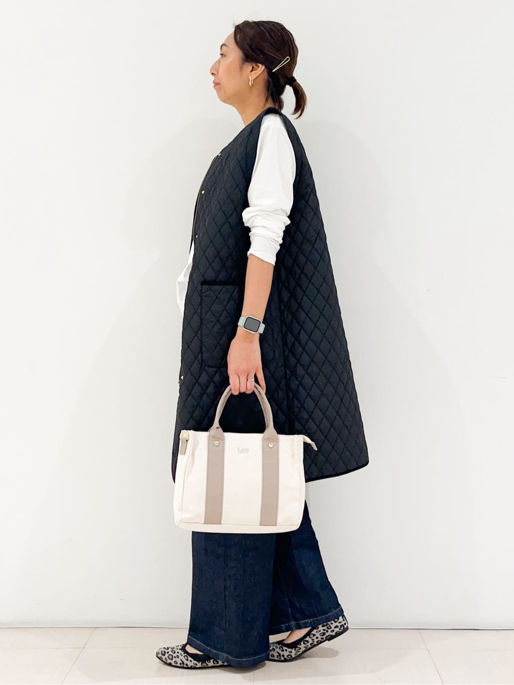 yuuco.さんの「grove｜【SOMETHING&times;grove別注】LISAWIDE DENIM PANTS」を使ったコーディネート