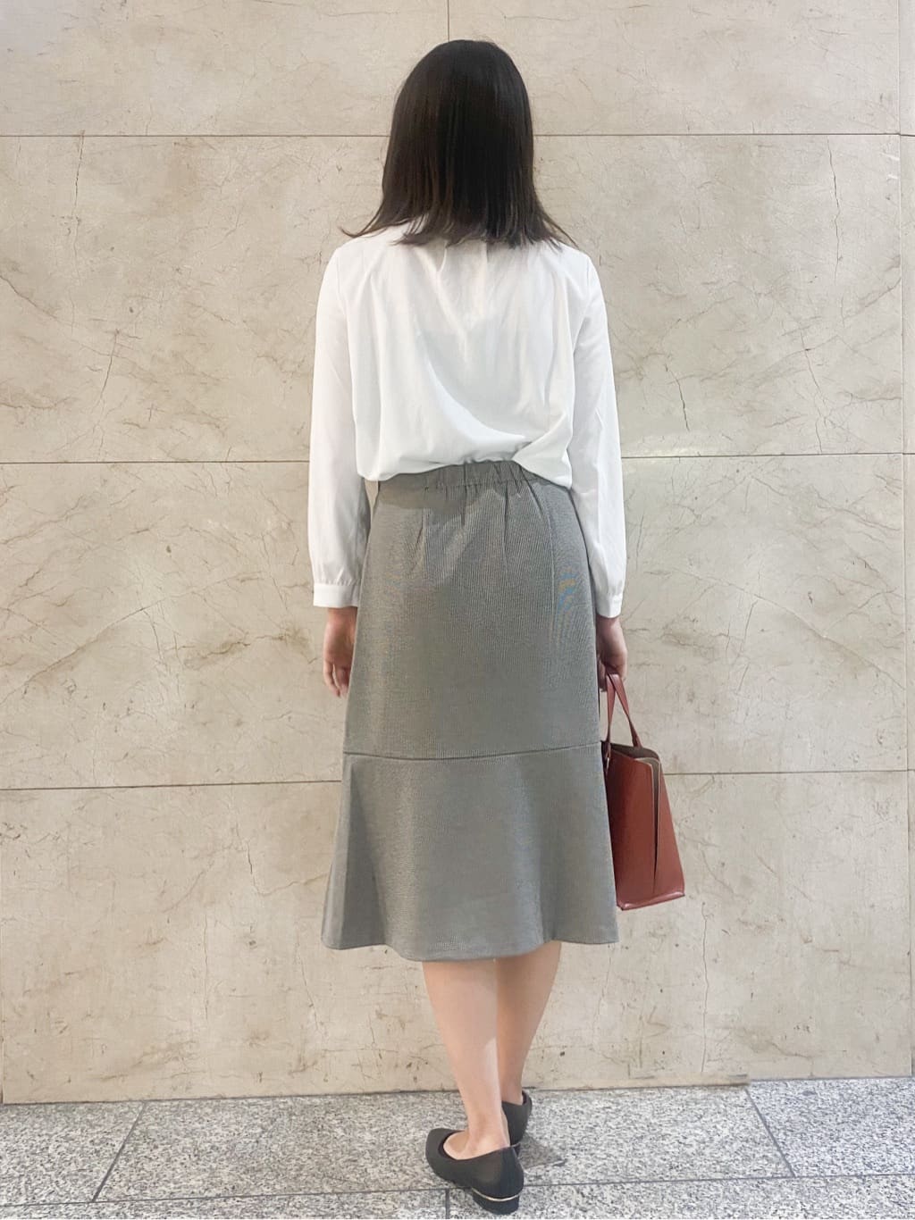 このかさんの「index｜《5色展開／S-LLサイズ》ストレッチマーメイドスカート／セットアップ対応【洗濯機洗い可／イージーケ」を使ったコーディネート