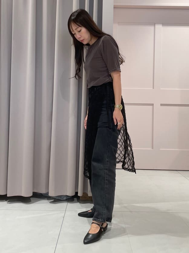 maiさんの「ESPERANZA｜バックストラップフラットパンプス」を使ったコーディネート