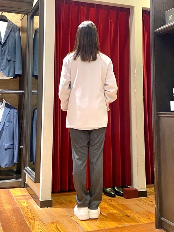 かわぴーさんの「TAKEO KIKUCHI｜ハットモチーフ ジャカード ストライプ シャツ」を使ったコーディネート