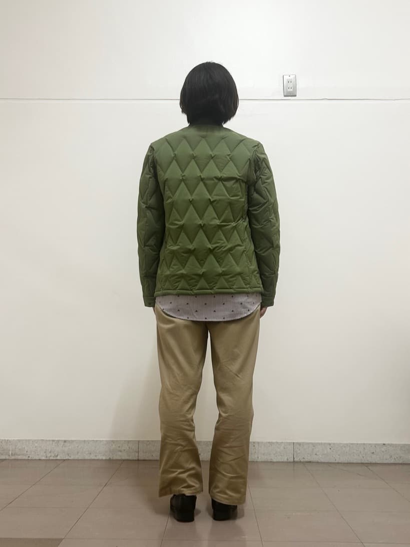 okaさんの「TAKEO KIKUCHI｜ハットモチーフ ジャカード ストライプ シャツ」を使ったコーディネート