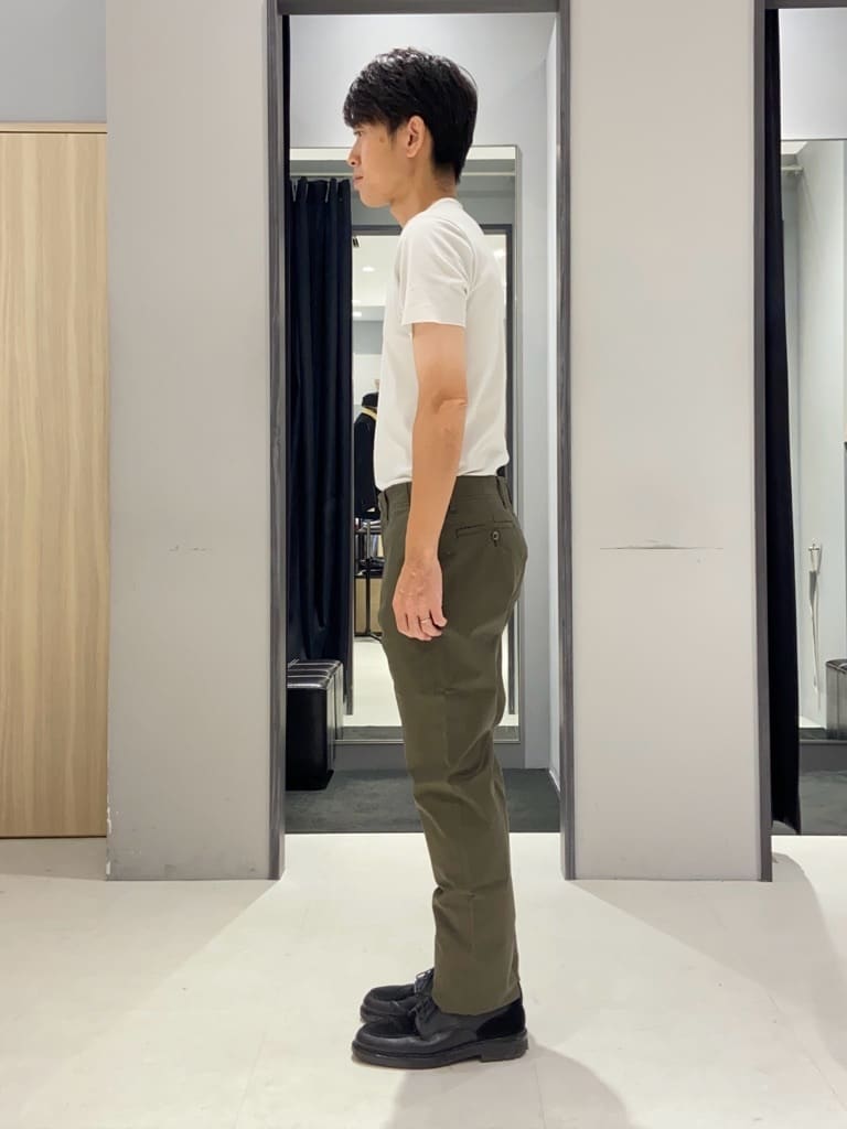 わいずみさんの「TAKEO KIKUCHI｜【全7サイズ&times;8色展開！】トップマルチヘリンボン パンツ」を使ったコーディネート
