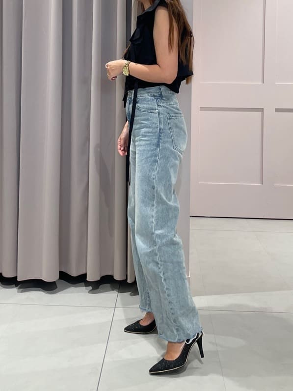maiさんの「ESPERANZA｜【12時間パンプス】約8.5?／ラメ素材　歩きやすくて疲れにくい」を使ったコーディネート