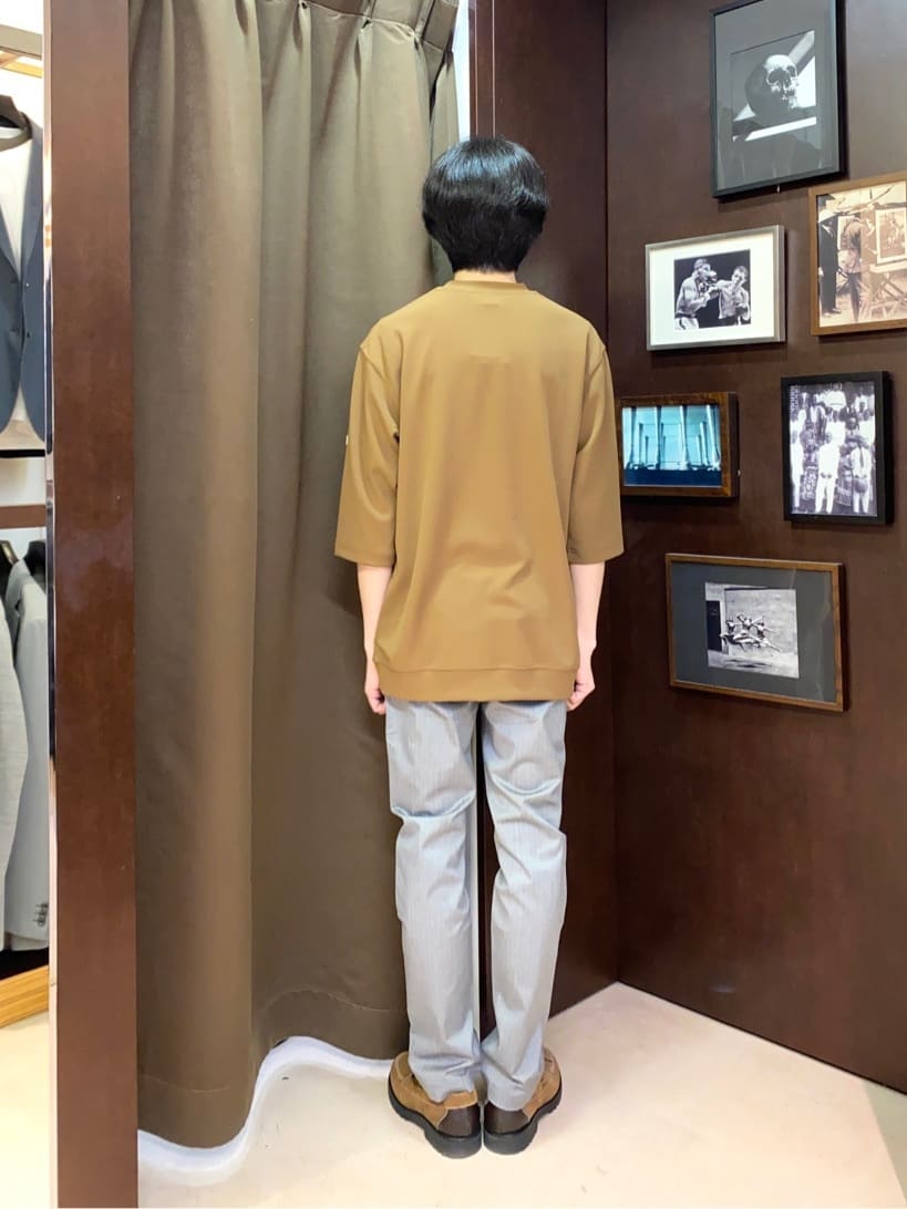 コバヤシさんの「TAKEO KIKUCHI｜【全7サイズ&times;8色展開！】トップマルチヘリンボン パンツ」を使ったコーディネート