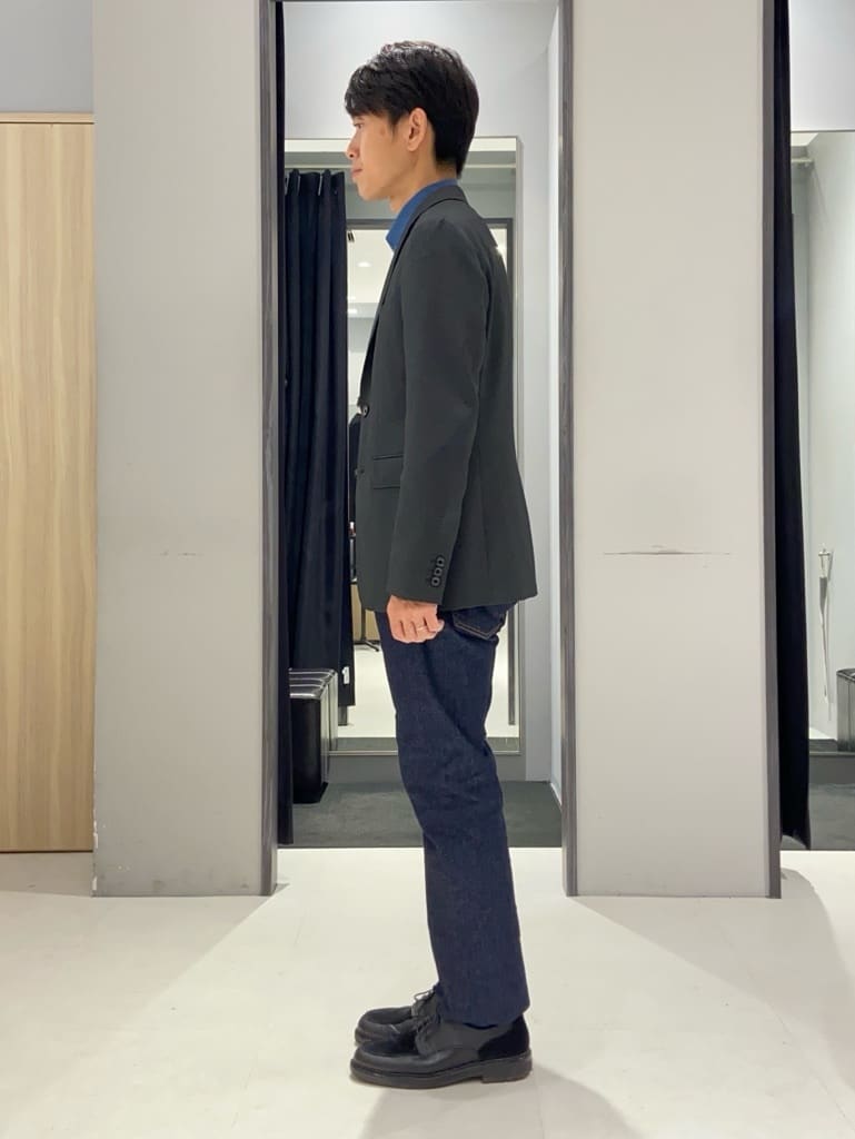 わいずみさんの「TAKEO KIKUCHI｜【抗菌防臭/シーズンレス】シアサッカー ジャージシャツ」を使ったコーディネート