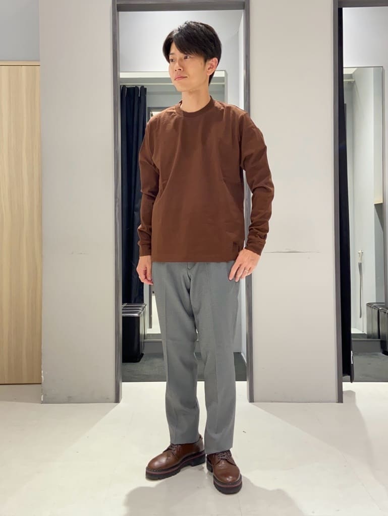 わいずみさんの「TAKEO KIKUCHI｜40ct&525 厚底プレーントゥシューズ」を使ったコーディネート