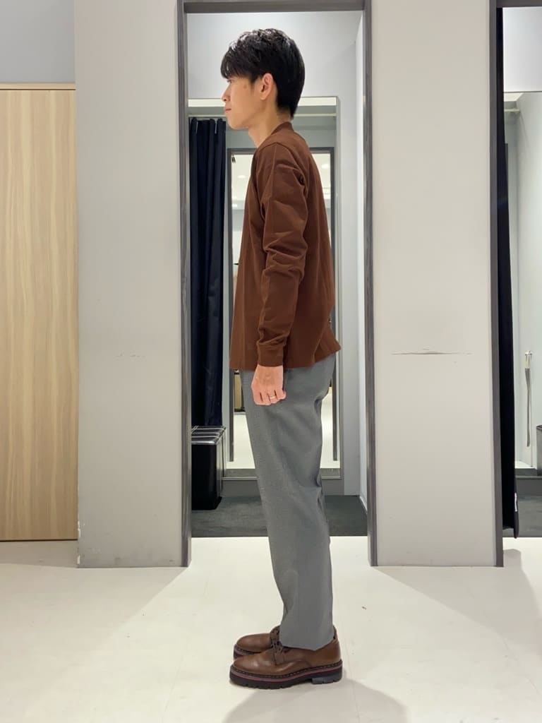 わいずみさんの「TAKEO KIKUCHI｜40ct&525 厚底プレーントゥシューズ」を使ったコーディネート