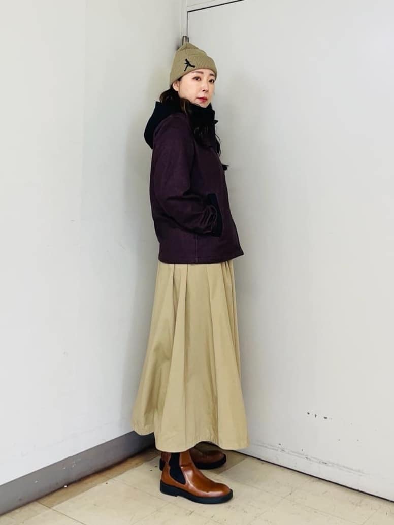 iwさんの「TAKEO KIKUCHI｜ラスタウォーカーニットCAP」を使ったコーディネート