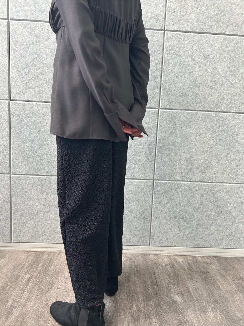 yukoさんの「CODE A｜lame skirt」を使ったコーディネート