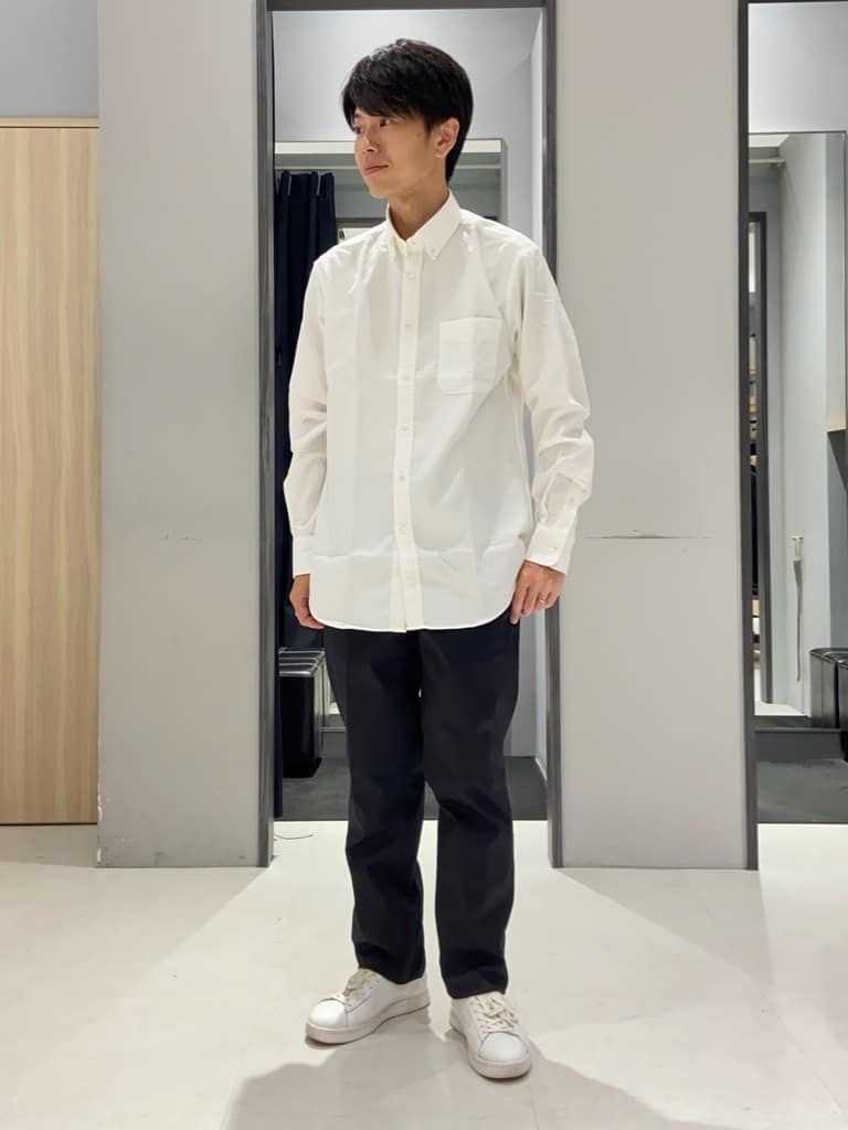 わいずみさんの「TAKEO KIKUCHI｜【オフィスカジュアル対応】ドレス チノパンツ」を使ったコーディネート