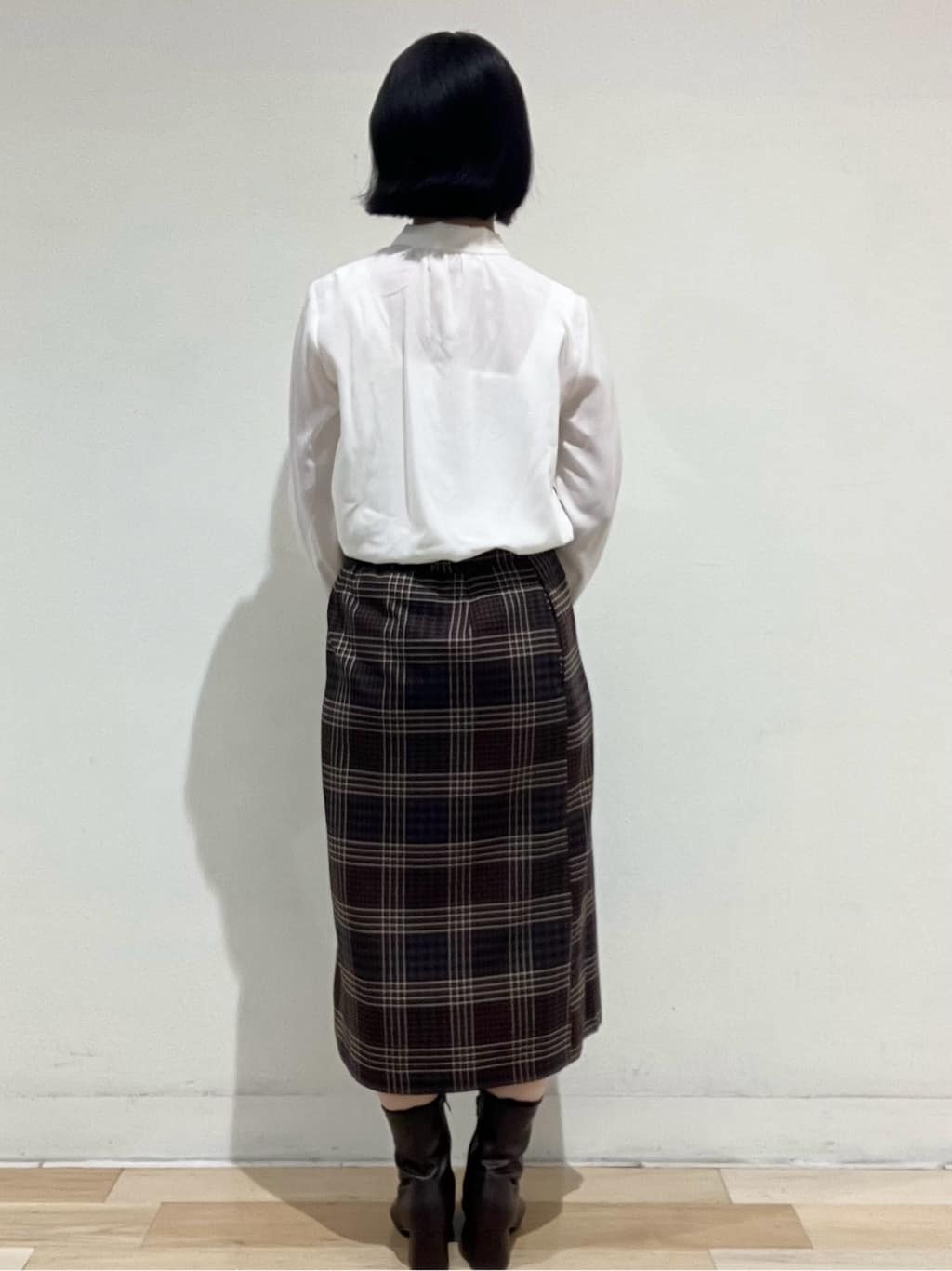 T.eさんの「OPAQUE.CLIP｜ワイドストラップリブキャミソール【ストレッチ／洗濯機洗い可】」を使ったコーディネート