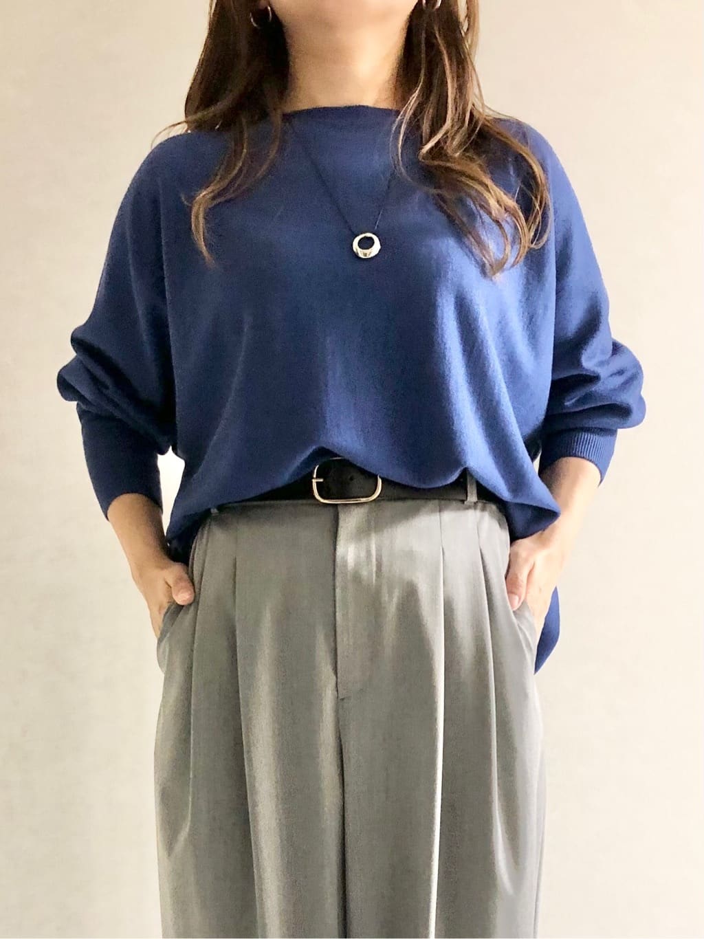 sayuさんの「UNTITLED｜【古畑星夏さん着用/追加/本革/日本製】オーバルベルト30mm」を使ったコーディネート