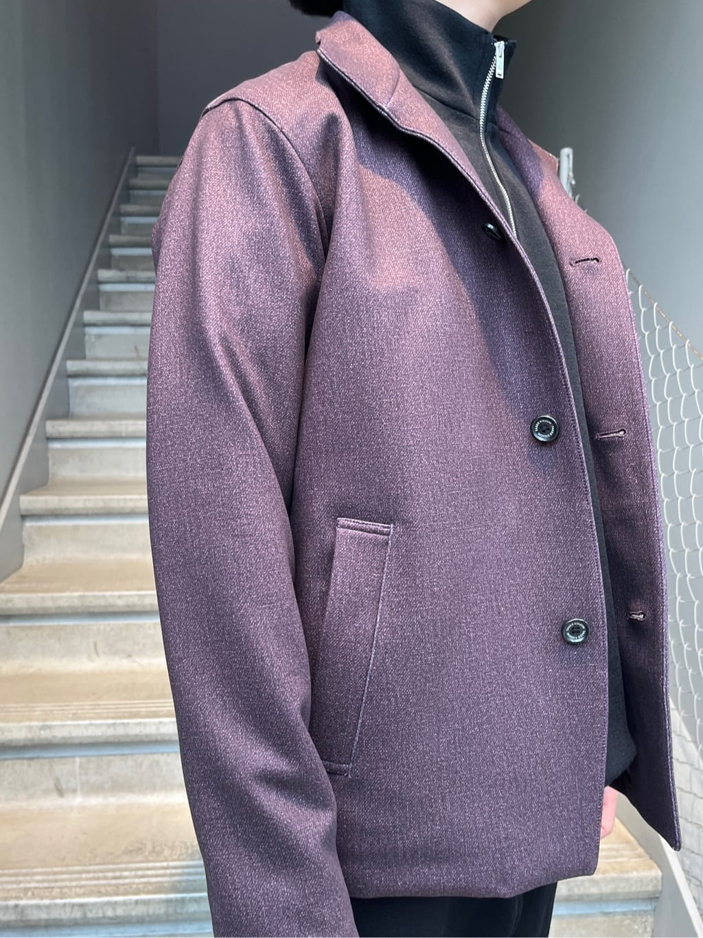 Namikiさんの「TAKEO KIKUCHI｜【DOWN FABRIC】ダウンファブリック スタンドカラーブルゾン」を使ったコーディネート