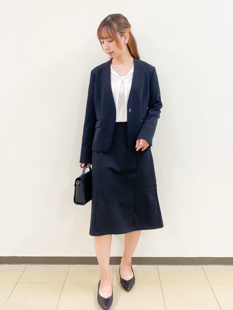 yurinaさんの「index｜《5色展開／S-LLサイズ》ストレッチマーメイドスカート／セットアップ対応【洗濯機洗い可／イージーケ」を使ったコーディネート