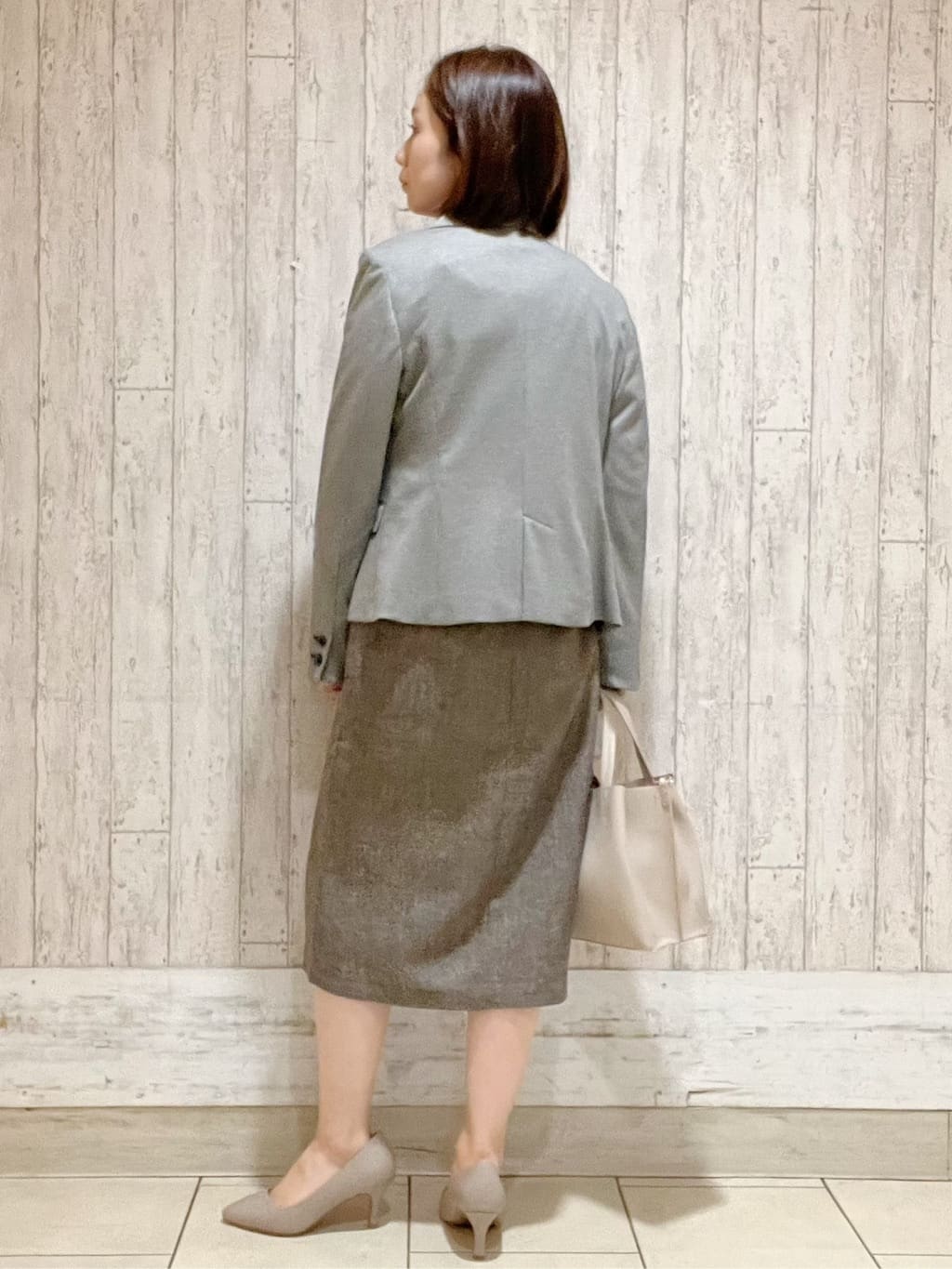 kcさんの「index｜《5色展開／XS-LLサイズ》ストレッチテーラードジャケット／セットアップ対応【イージーアイロン】」を使ったコーディネート