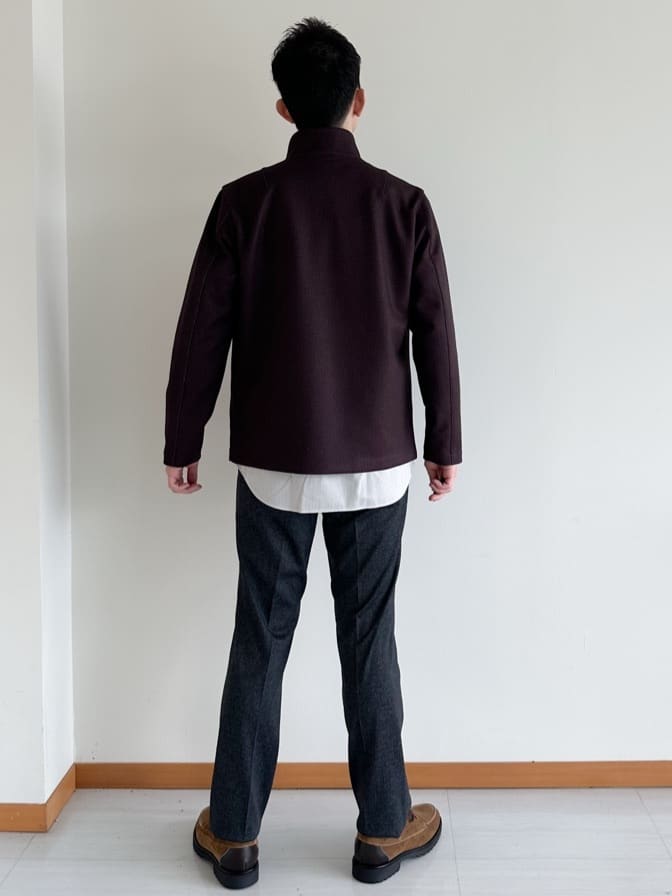 イッシーさんの「TAKEO KIKUCHI｜【DOWN FABRIC】ダウンファブリック スタンドカラーブルゾン」を使ったコーディネート
