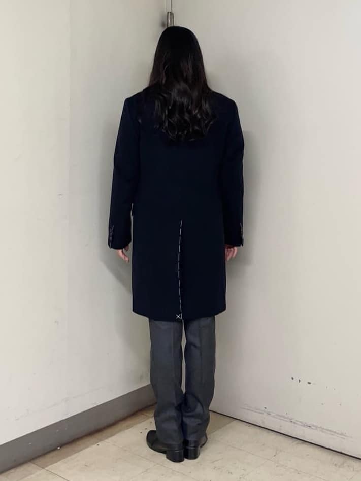 iwさんの「TAKEO KIKUCHI｜ウールカシミヤブレンド チェスターコート」を使ったコーディネート