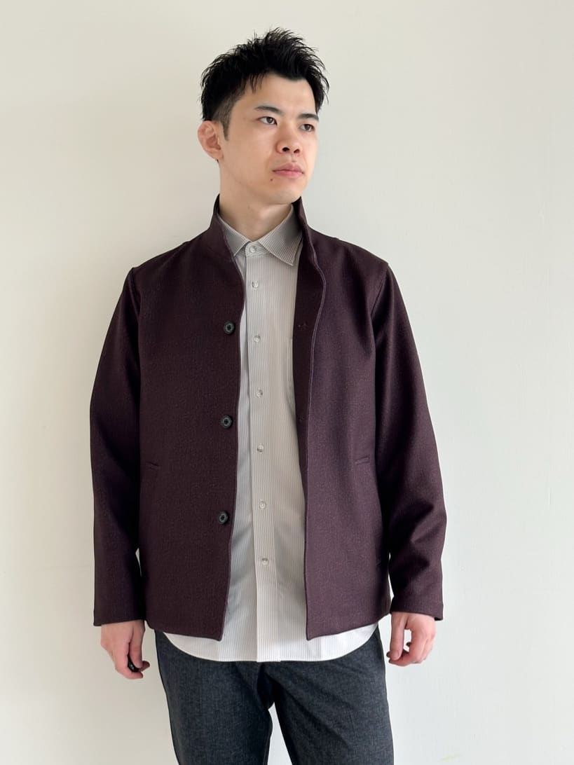 イッシーさんの「TAKEO KIKUCHI｜【DOWN FABRIC】ダウンファブリック スタンドカラーブルゾン」を使ったコーディネート