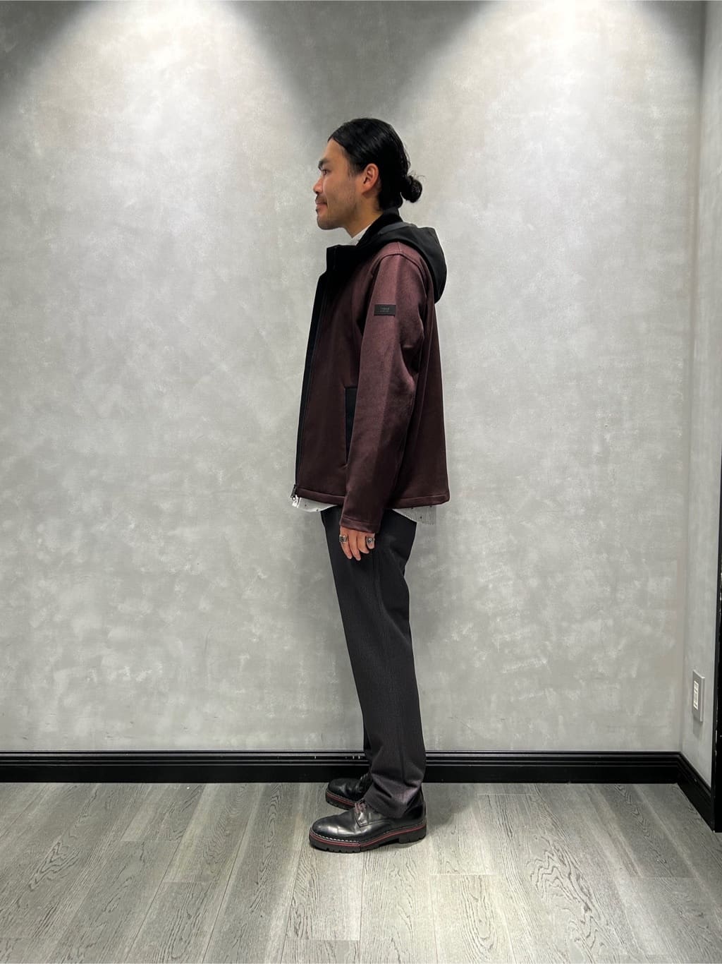 ☆さんの「TAKEO KIKUCHI｜ハットモチーフ ジャカード ストライプ シャツ」を使ったコーディネート